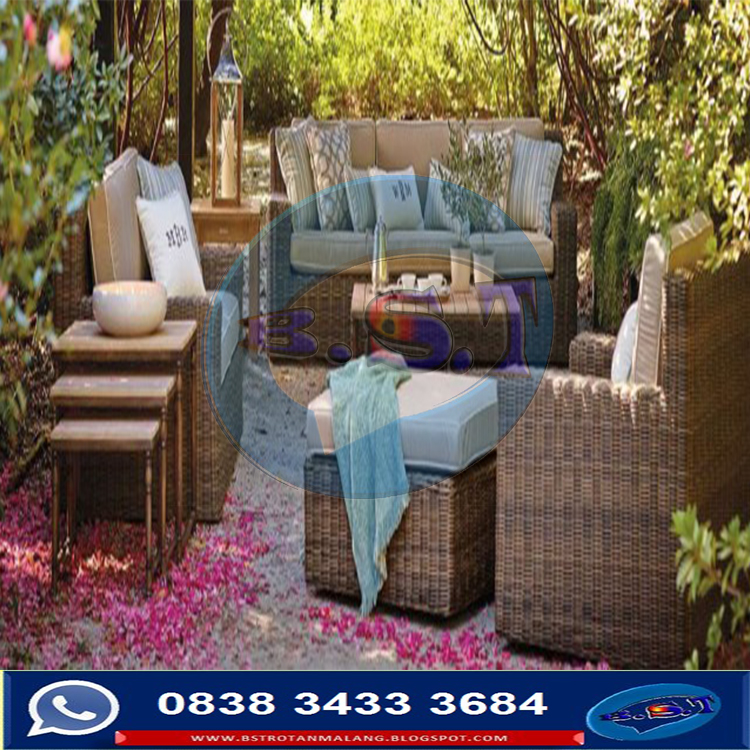 kursi ayunan rotan, bahan rotan sintetis, meja rotan, sofa tamu Rotan
