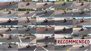 ATS - Motorcycle Traffic Pack v2.4 ats motorcycle traffic pack v2.4