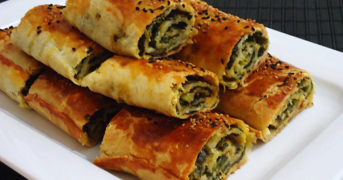 Pazılı Börek CHAYSAATİ çay saati için pasta, kek, tatlı, börek tarifleri