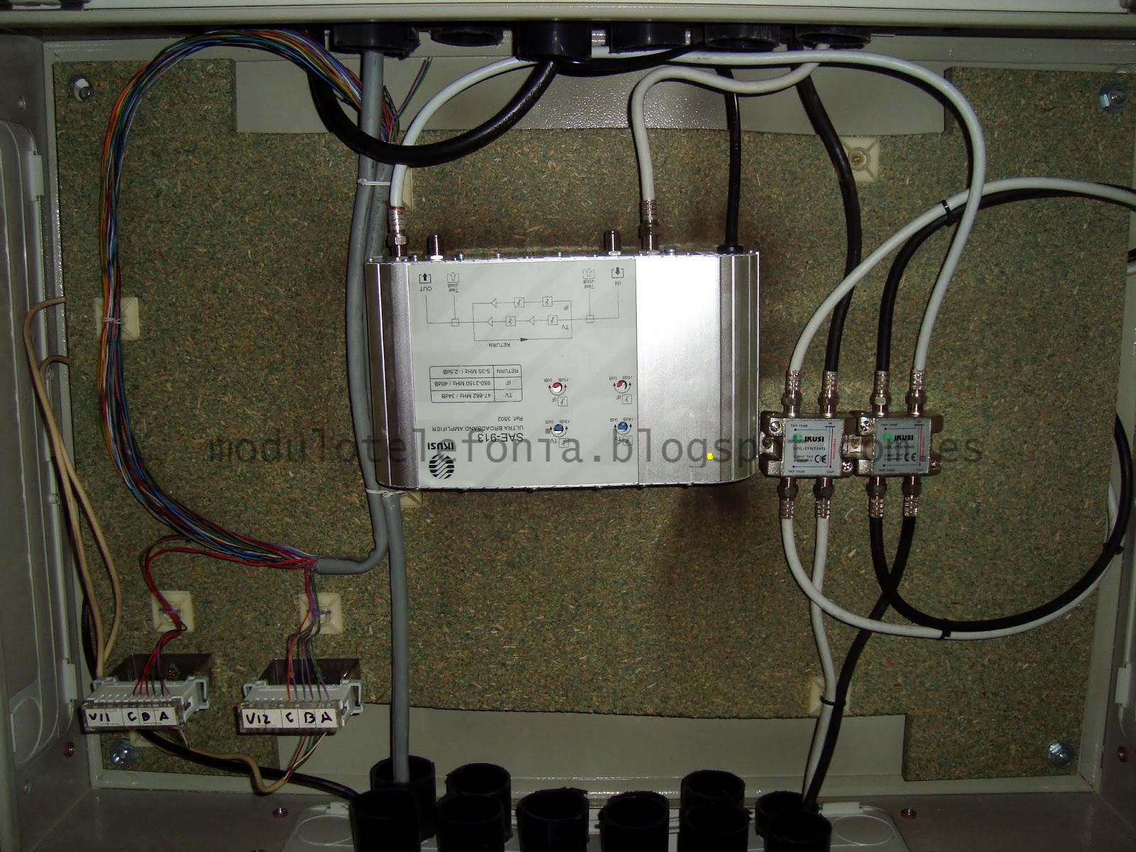 Módulo STFM - TelecoBosco -: Una ICT telefónica en viviendas unifamiliares