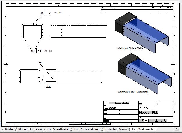 KKM Soft Pvt Ltd - Training division: Model Documentation AutoCAD 2012