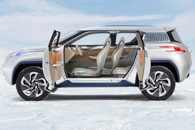 Nissan unveils all-electric terra suv concept #4