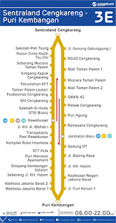 peta rute transjakarta sentraland cengkareng puri kembangan 3e