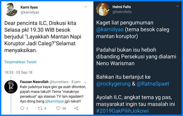 Kali Ini ILC Diprotes Bahas Isu Yang Nggak Terlalu Penting, Tak Bernyali Tayangkan Tema Persekusi, Cuma Cari Tema Aman? Kali Ini ILC Diprotes Bahas Isu Yang Nggak Terlalu Penting, Tak Bernyali Tayangkan Tema Persekusi, Cuma Cari Tema Aman?