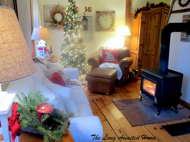 The Long Awaited Home: Christmas Living Room