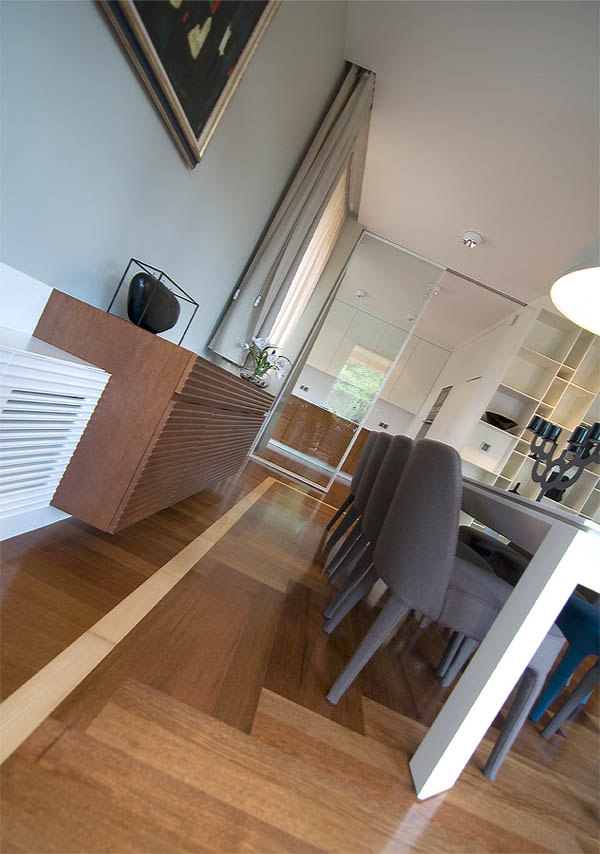 Texturas elegantes y paleta de color Atrapan el Apartamento Sofía