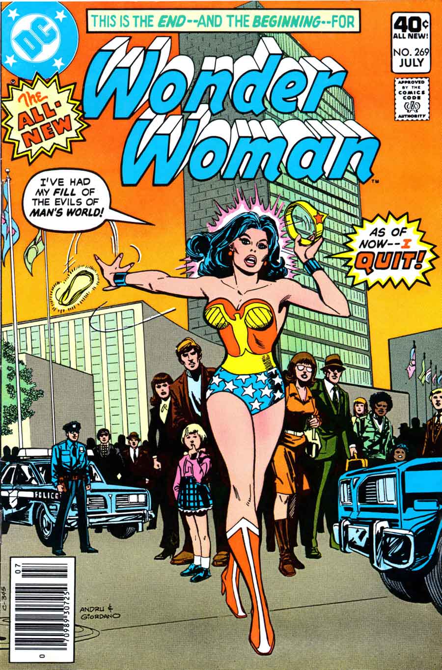 Wonder Woman #269 cover