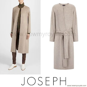 Crown Princess Mary Style JOSEPH Double Cashmere Oslo Coat