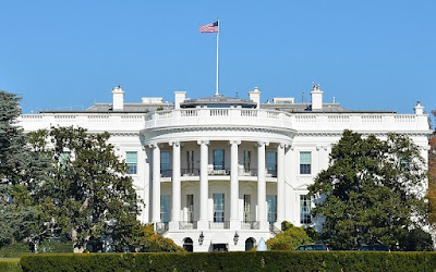 La Casa Blanca, lado sur. La Casa Blanca, lado sur.