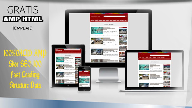 Amp Blogger Template Download Amp HTML Blogger Template Terbaru Seo Friendly Fast Loading Valid Amp Html