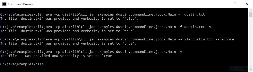 Inspired by Actual Events: Java Command-Line Interfaces (Part 3): jbock