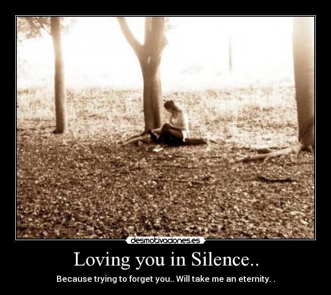 Trying to forget