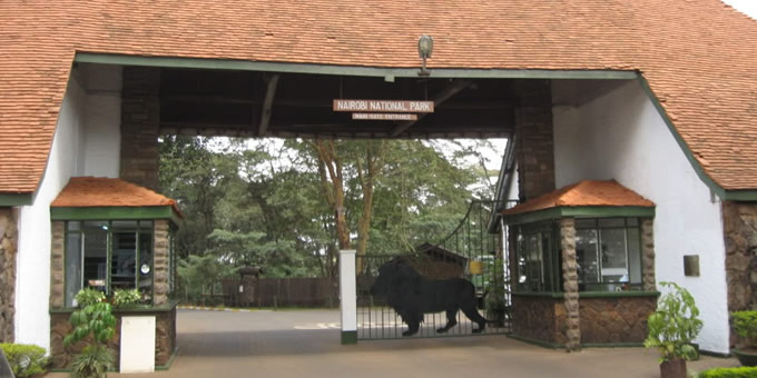 Nairobi National Park main entrance