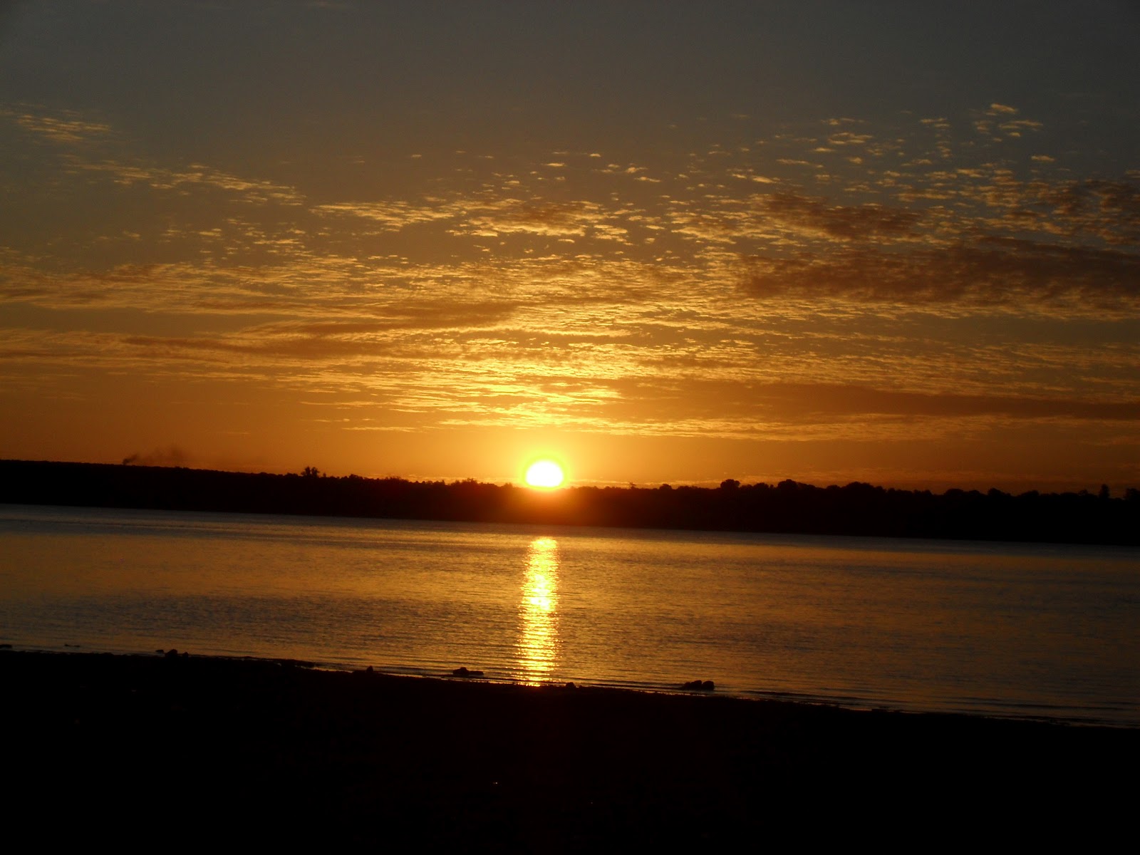 Ação pelo Rio Uruguai: Pôr do Sol no Rio Uruguai