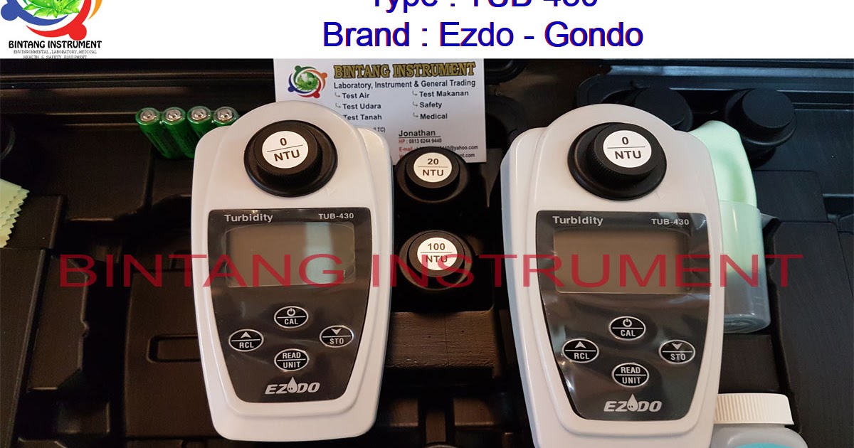 BINTANG INSTRUMENT 081362449440 Jual Turbidity Meter TUB430 Ezdo