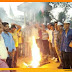 मधेपुरा में जन अधिकार छात्र परिषद् का आक्रोश मार्च और पुतला दहन कार्यक्रम