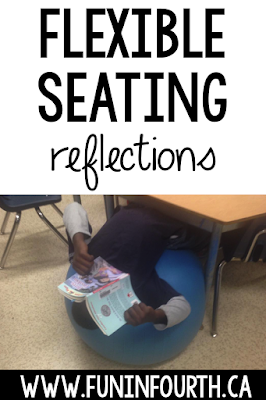 Take a look at the flexible seating options one 4th grade teacher added to her elementary classroom on a budget.  She shares some of her management tips too!