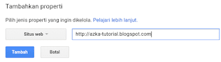 Tambah URL blog Tambah URL blog