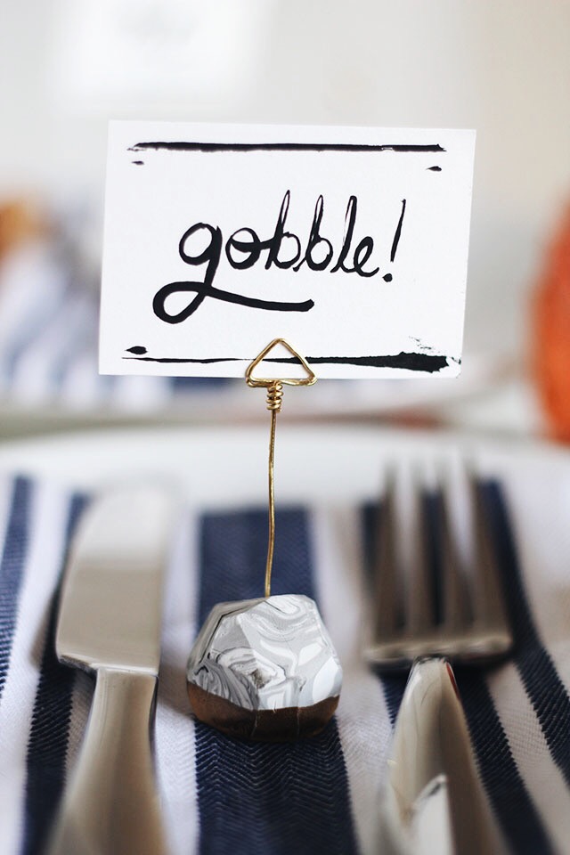 Thanksgiving name card holders