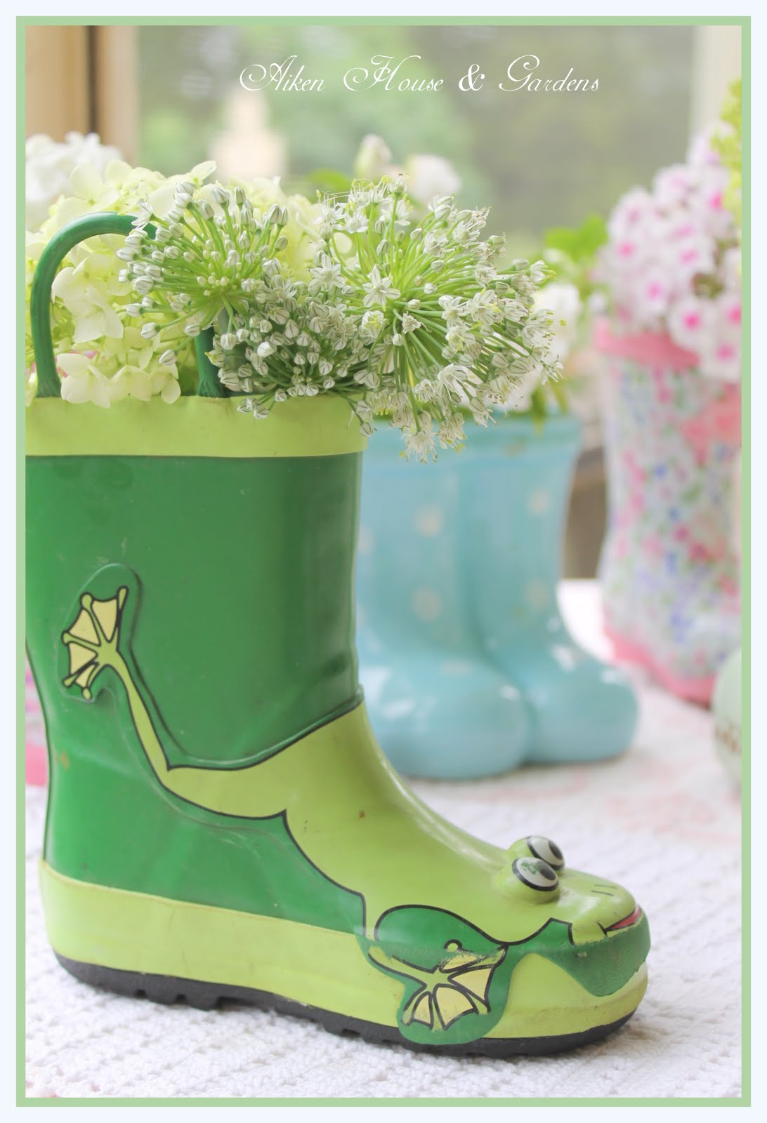 cute rubber boots