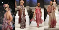Gaun Batik Muslimah Modern