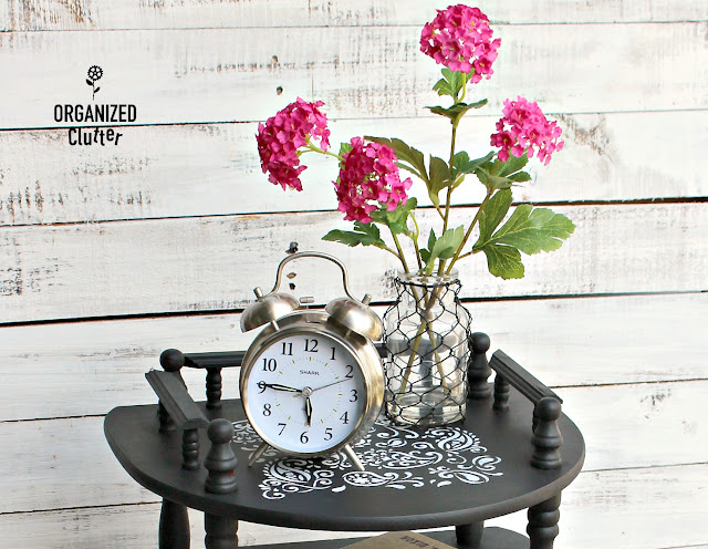Free Table Upcycle With Dixie Belle Paint in Caviar
