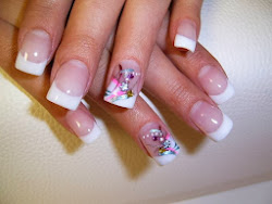 nail acrylic nails simple easy flower elegant manicure professional french gel finger awesome pedicure fancy colection arts spring lagret fungur