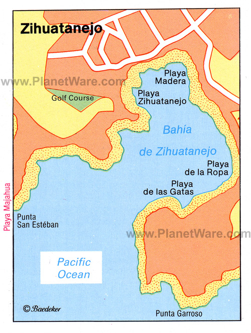 Mapa de Zihuatanejo Política Regional Mapa Político Ciudad Región Geográfica Mexico