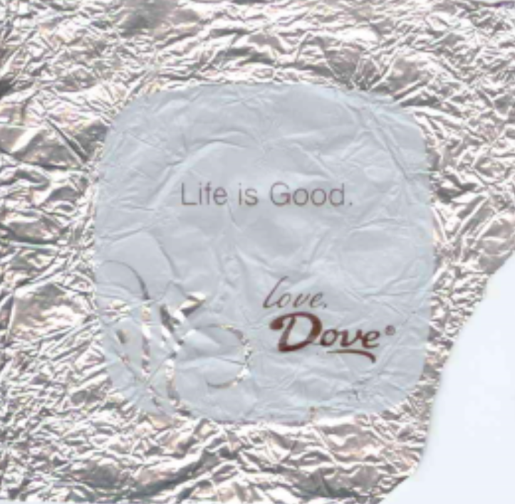 Parachutes Landing What Dove Chocolate Fortunes Really Mean