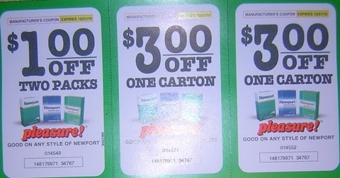 Get free cigarettes coupons