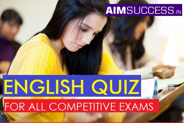 English Questions for SSC CHSL 2018 