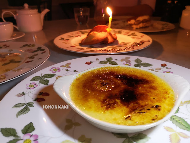 The English House Restaurant by Marco Pierre White in Singapore Cambridge Burnt Cream