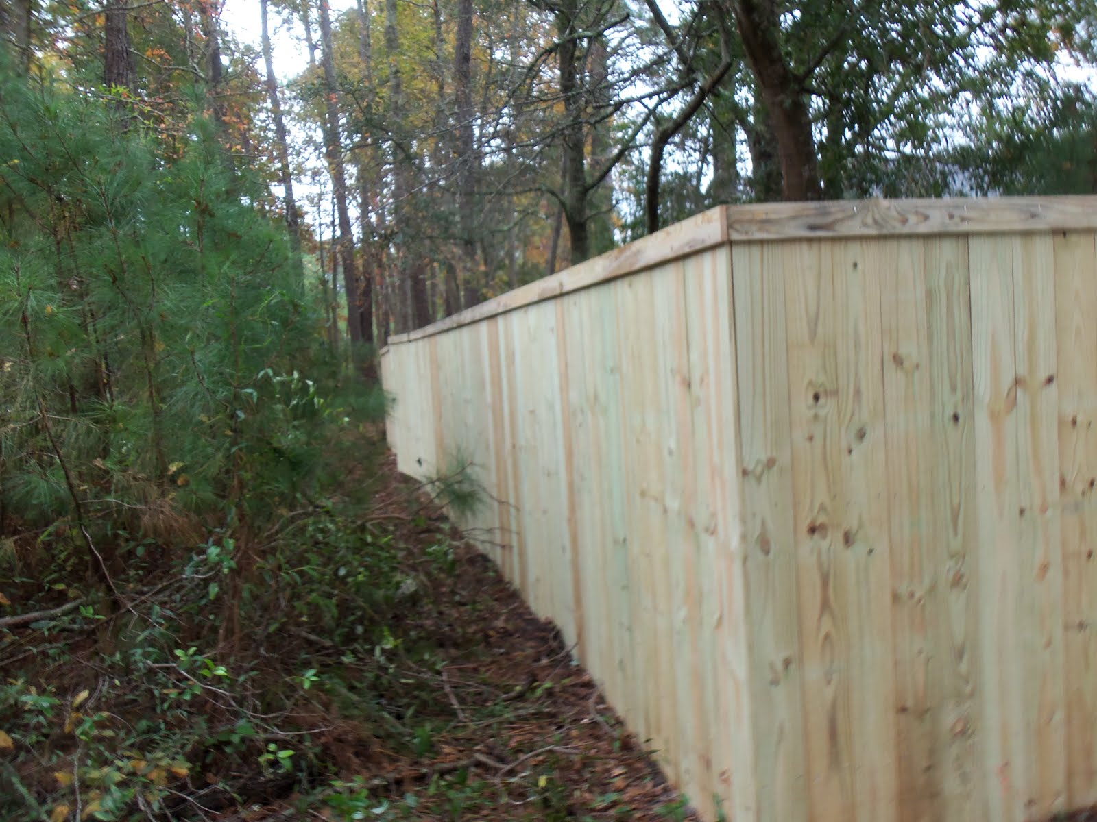 Town & Country Fences, LLC 6' Treated Wood Privacy Fence with Trim Board