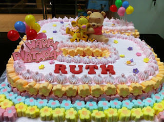 Ruth Baby Pooh birthday cake