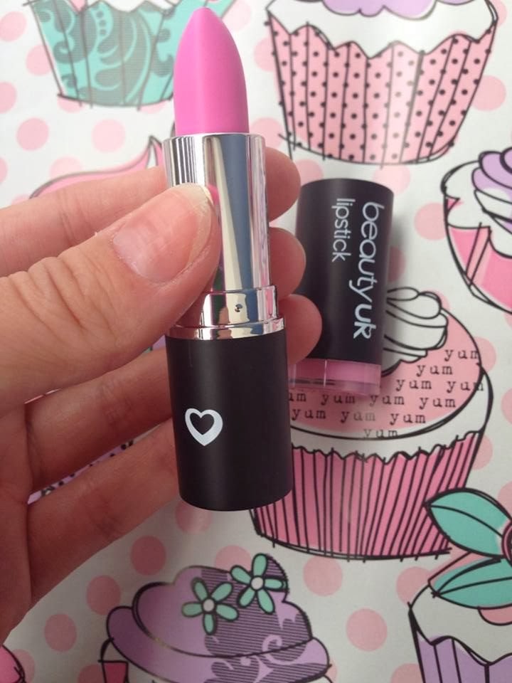 Ray of glitter: Beautyuk Matte lipsticks - Candy, Cupcake, Pink my Ride