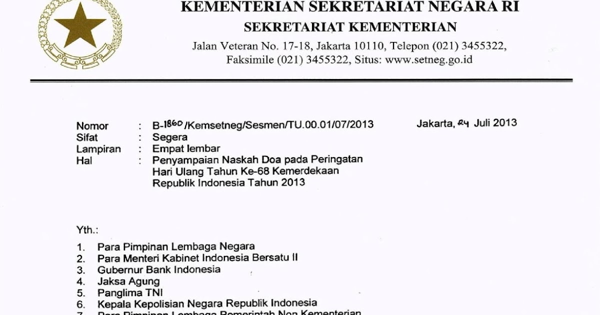 Doa Upacara Hari Kemerdekaan 17 Agustus Ke 73 CRV Tu