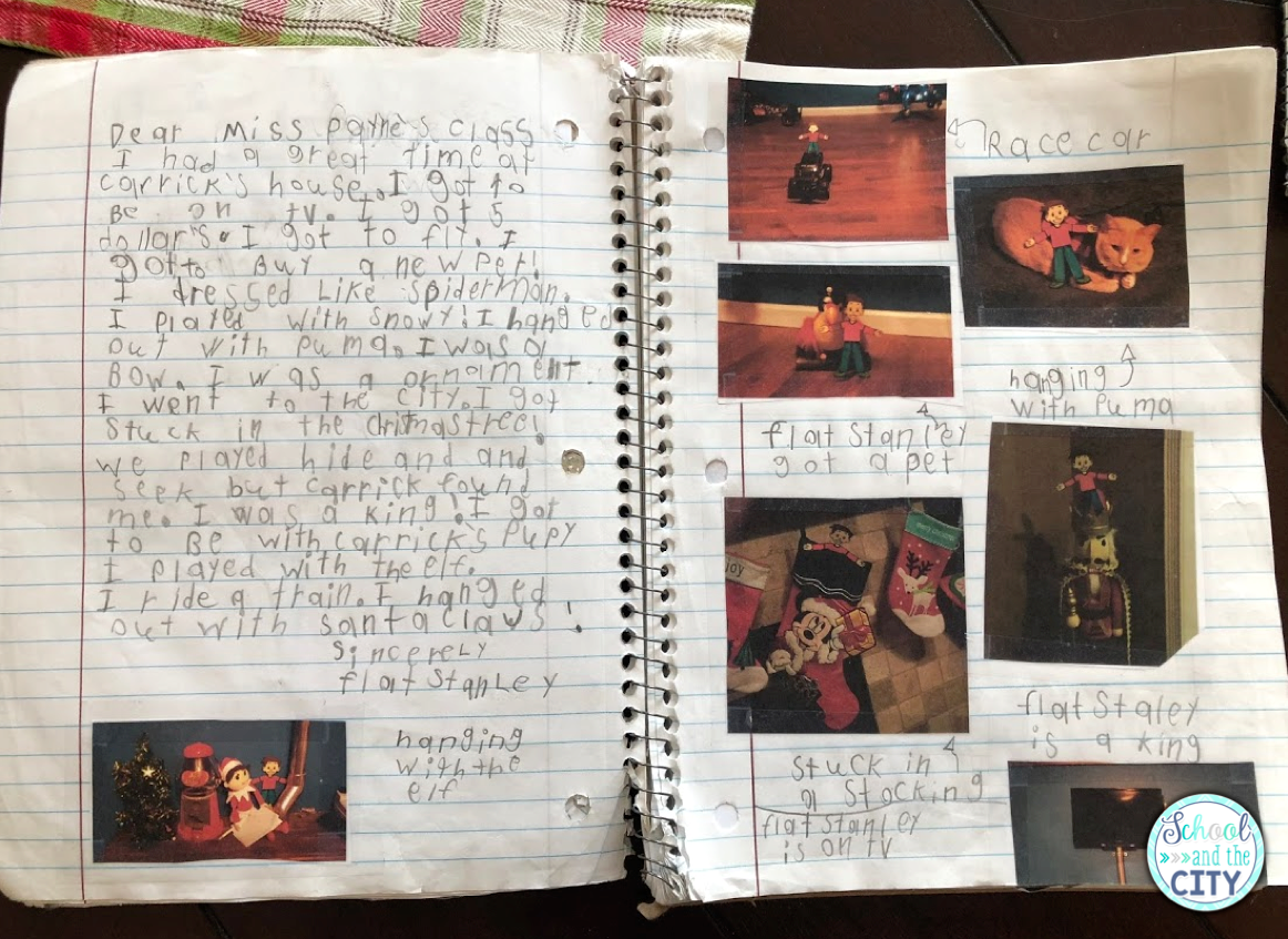 Flat Stanley's Christmas Adventure School and the City