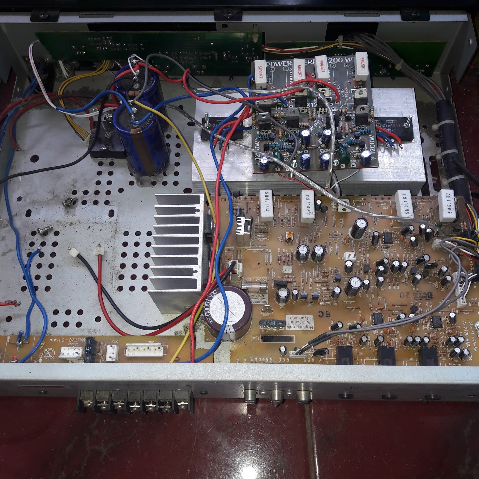 Mosfet 80 W Audio Power Amplifier Circuit Audiocircuit Circuit