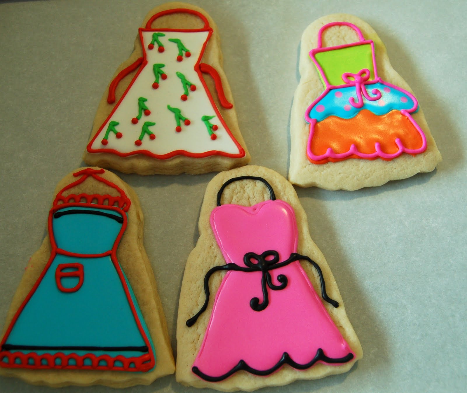 Sugar Chic Cookie Boutique Apron cookies