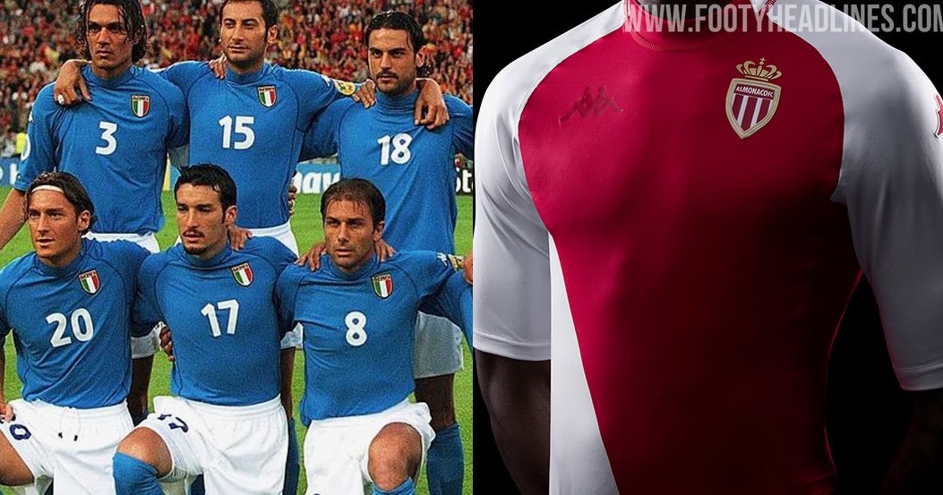 Verdwijnen Superioriteit Coördineren Italy EURO 2000 Template - Classy AS Monaco 2020 Kombat XX Kit "Remake"  Released - Footy Headlines