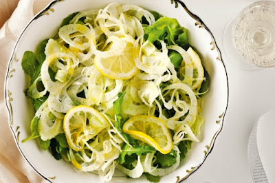 Shaved fennel, rocket and pickled lemon salad Recipe Shaved fennel, rocket and pickled lemon salad Recipe