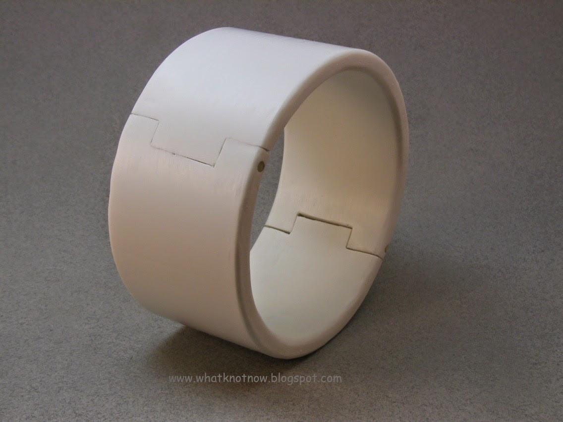 Knots and fiber bracelets pin locking cuff bracelet PVC bracelet large