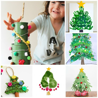 35 CHRISTMAS TREE CRAFTS FOR KIDS- so many cute ideas! #Christmascrafts #kidscrafts