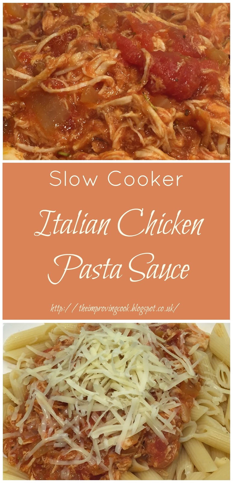 Slow Cooker Italian Chicken Pasta Sauce