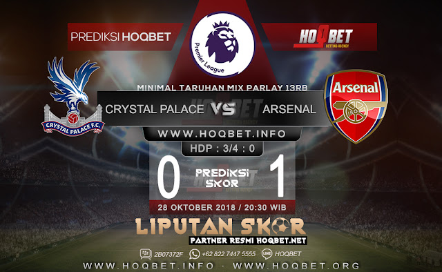 Prediksi Crystal Palace vs Arsenal 28 Oktober 2018 http://www.liputanskor.com/