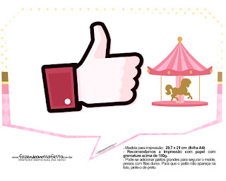 Carousel in Pink: Free Party Printables.