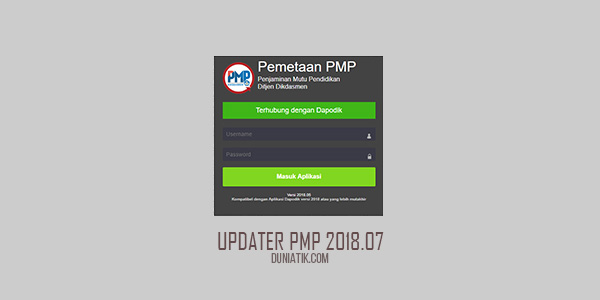Download Update Aplikasi PMP 2018