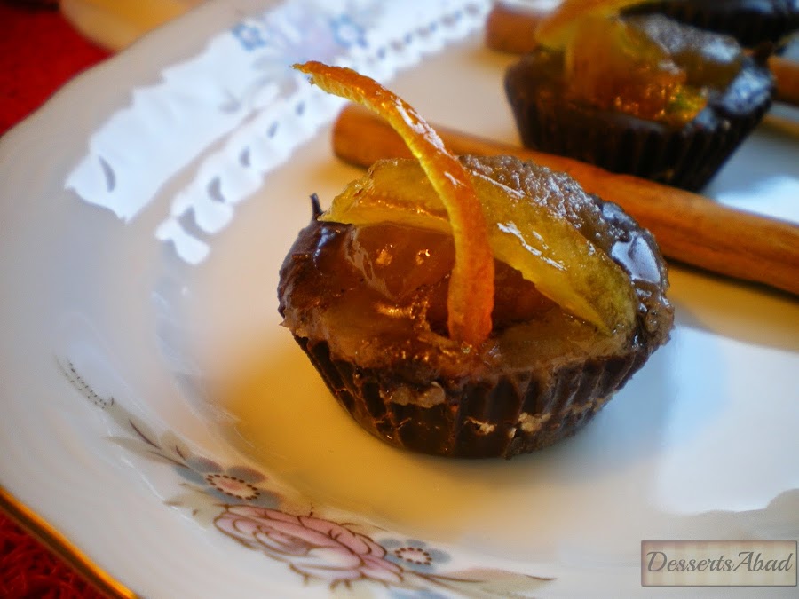 Bombones de castañas confitadas 