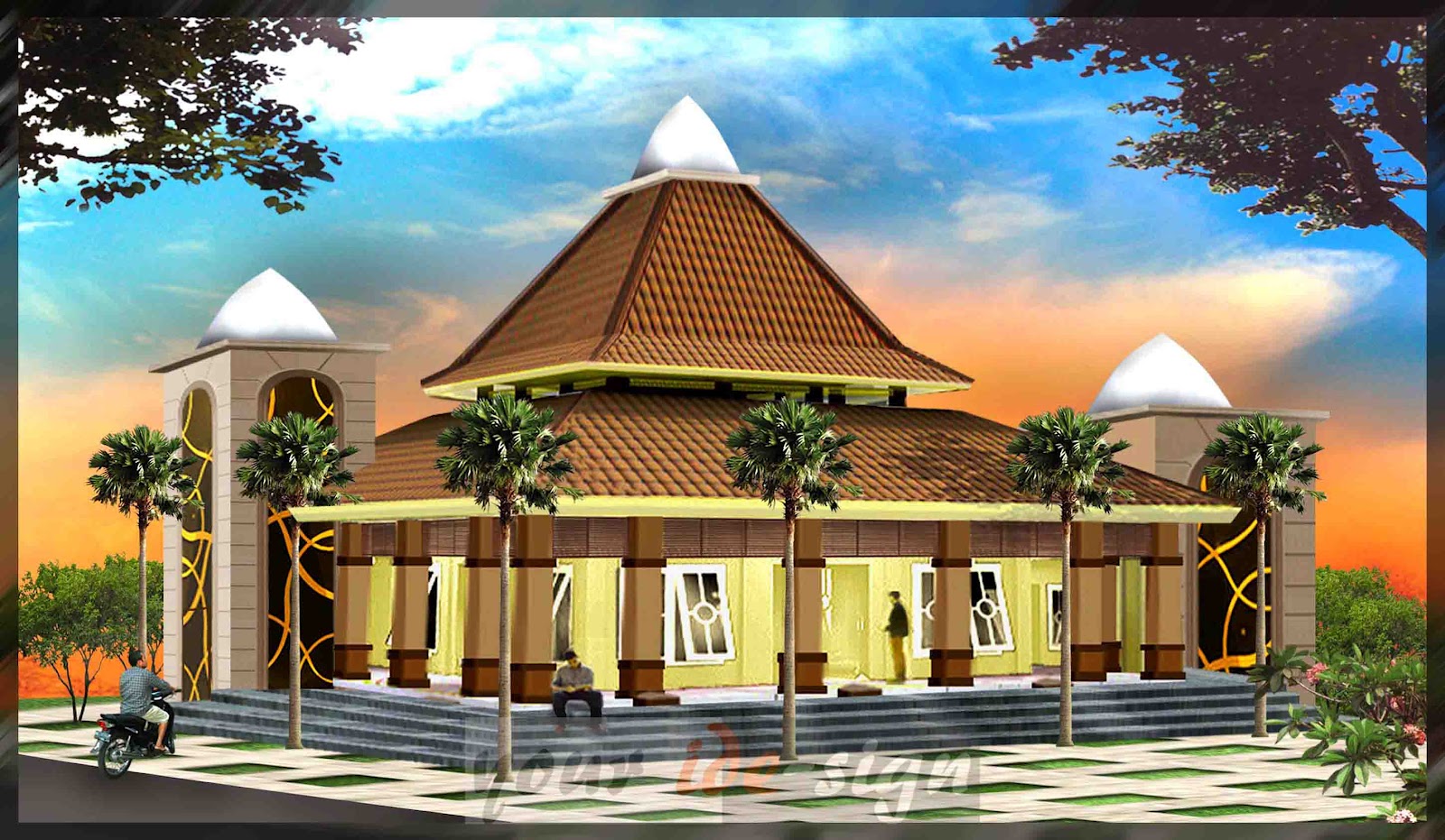 Desain Denah Masjid