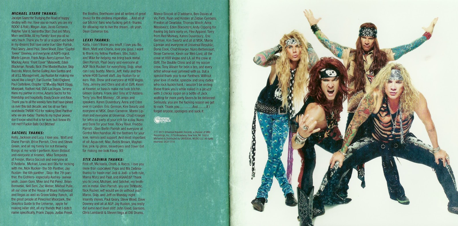 2011 Balls Out Steel Panther Rockronología